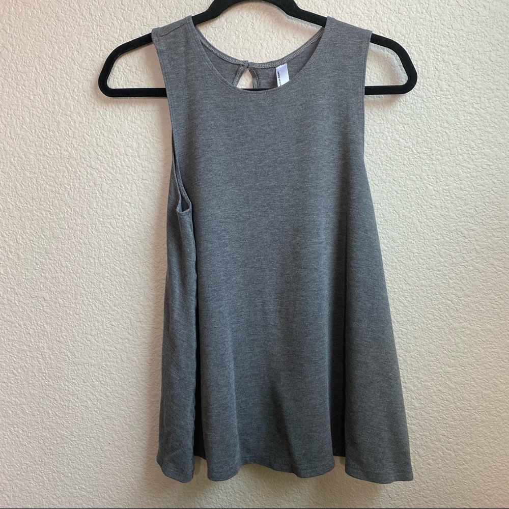 American Apparel gray tank top blouse
